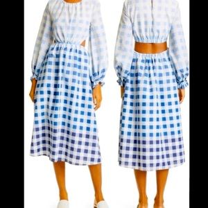 STAUD ombré Blanche dress.